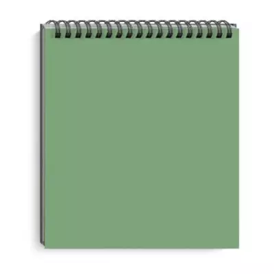 Скетчпад А5 168*195 мм, 48 л, блок - чёрная, серая, зелёная 120 г/м2,  - фото