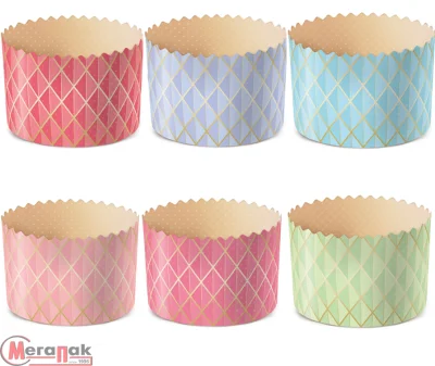 Форма бумажная 200мл ОРИГАМИ d90xh90мм 1/5  - фото