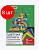 Цветная бумага А4 газетная, 16л.  8цв., на скобе, ПИФАГОР, 200х283мм, Мишка сладкоежка, 129564 Разноцветный - фото
