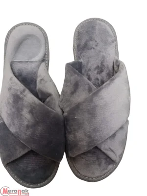 Обувь домашняя женская (темно-серый) р.41, 227.02.04 Обувь домашняя женская (темно-серый) р.41, 227.02.04 Серый - фото