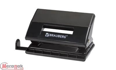 Дырокол BRAUBERG "Black Jack", до 10 листов, черный, 227795  - фото