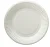 Тарелка бумажная d28,2см белая 1/50 Белый - фото