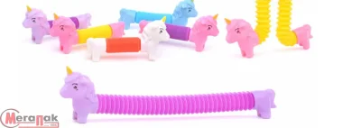 Игрушка-антистресс "Единорог цветной" (11 см.), в коробке, 00-2129  - фото