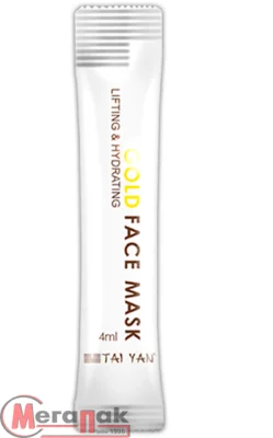 Маска для лица омолаживающая с биозолотом TaiYan, 4 мл*1 штука  - фото