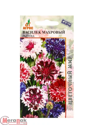 Василек махровый Льдинка 0,4 гр. Василек махровый Льдинка 0,4 гр.  - фото