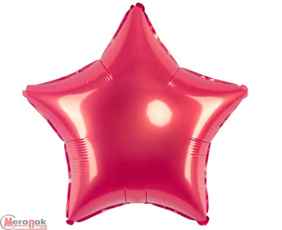 Шар фольгированный Flexmetal (2) (18''/46 см) Звезда, Коралловый, Макарунс  Воздушные шары Коралловый - фото