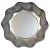 Тарелка бумажная Д=18,5 (1/10шт) BOWL SATIN SILVER 46MA Серебро - фото