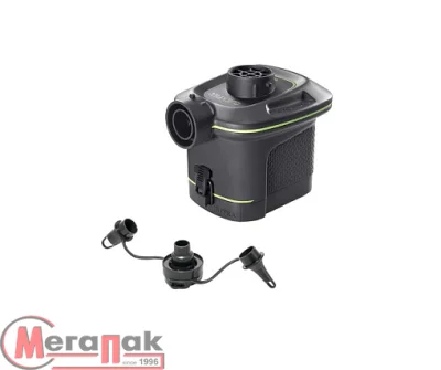 Насос электрический на батарейках (6шт тип C) "Quick-Fill Battery" 420л/м, 3насадки(6) 66638  Intex  - фото