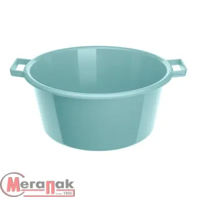 Таз 13л, цвет МИКС,  голубой / бежевый Разноцветный - фото