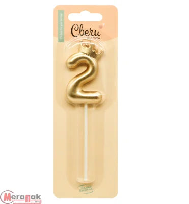 Свеча Цифра, 2 Корона, на шпажке, Золото, Металлик, 3,5*5,5 + 6,5 см, 1 шт. с держат., арт 803072 Свеча Цифра, 2 Корона, на шпажке, Золото, Металлик, 3,5*5,5 + 6,5 см, 1 шт. с держат., арт 803072 Золотой - фото