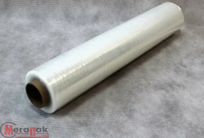 Стрейч на клейкой основе  610мм*50м Прозрачный - фото