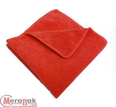 Салфетка из микрофибры 30х30 см, красная, 220 г/м3 Красный - фото