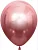 Шар латекс(1) (12''/30 см) Розовое золото (526), хром, 12 шт  - фото
