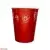 Стакан бумажный 250мл для горячего Новый Год Красный 50шт Стакан бумажный 250мл для горячего Новый Год Красный 50шт Красный - фото