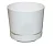 Кашпо "Тренд" (0,8л.) Цв. Белый, (Арт. КШ-4160) Белый - фото