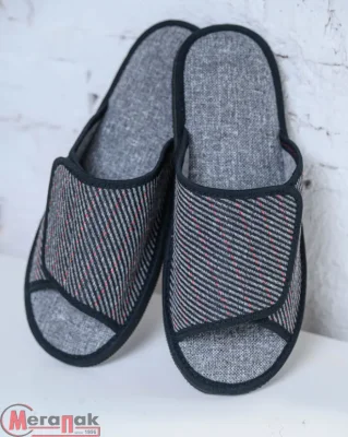 Обувь домашняя мужская (серый) р.42, 309.01 Серый - фото