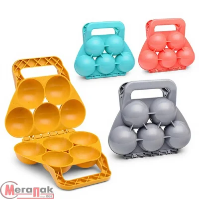 Снежколеп "Колобок" (5 снежков), 080B (1) Разноцветный - фото