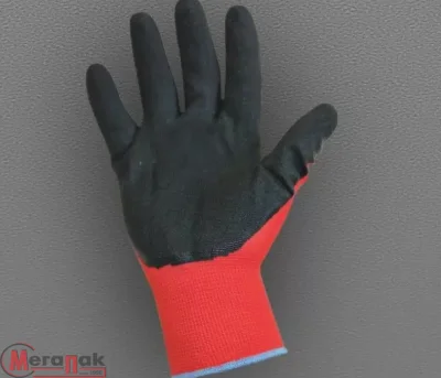 Перчатки полиэстер.,текстур латексн.покрыт "Надежный захват скользк.пре " (ХL) KPSLT0101 1/12(120) Микс - фото