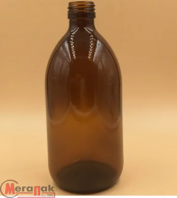 Флакон из коричневого стекла  250мл ,крышка д28 YTA-10250 Коричневый - фото