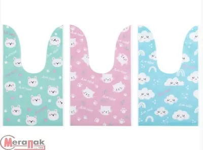 Пакет забавные зверюшки, "Funny pattern" 13,5*22 см, MESHU, 30шт/уп, MS 62109, 371658 Микс - фото