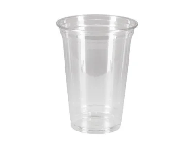 Стакан 0,4 прозрачный ПЭТ - шейкер Стандарт 1/50 Прозрачный - фото