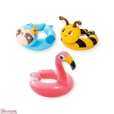 Круг для плавания «Зверюшки», от 3-6 лет, МИКС INTEX, 59220NP Разноцветный - фото