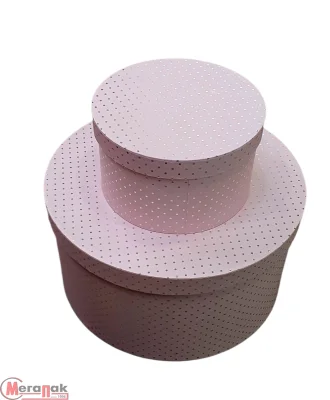 Коробка К602 d25 h13 Розовый - фото