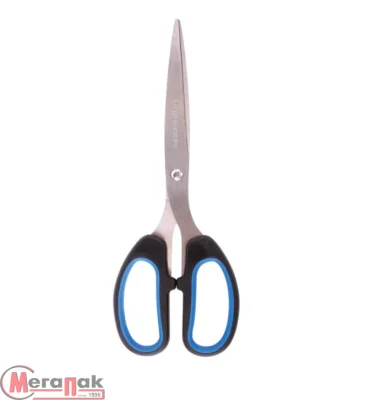 Ножницы "Classic+", 205 мм, чер-син, классич формы, рез вставки, 236449 (4) BRAUBERG  - фото
