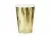 Набор бумажных стаканов «Золото» 220мл, 6шт/упак Золотой - фото