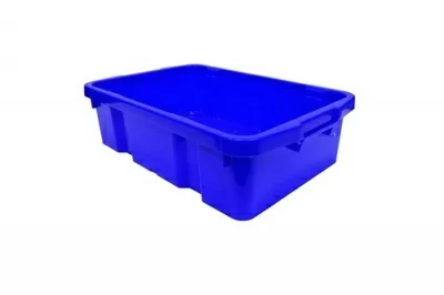 Ящик для хранения штабелируемый 30л Синий - фото
