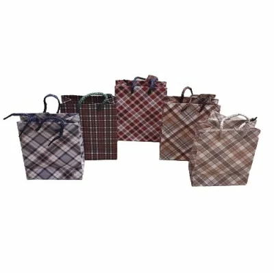 Пакет подарочный бумажный с ручками 23*18*10 средный "МЭН", арт.  М1023,1092  - фото