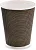 Стакан бумажный 250мл для горячего горизонтальное рифленый 1/25 коричневый Ripple Brown, арт. NJ014 Коричневый - фото
