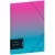 Папка для тетрадей на резинке Berlingo "Radiance" А5+,600мкм, розовый/голубой градиент  - фото