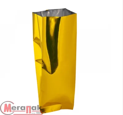 Пакет 85+60*250 с центральным швом металлизир. золото 00-00000482  - фото