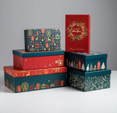 Коробка "С Новым годом" 12*7*4 см, 5040789/10 Разноцветный - фото