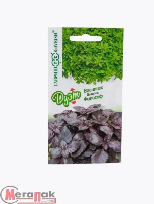 Базилик Василиск 0,1 г+Философ 0,1 г автор. серия Дуэт  - фото