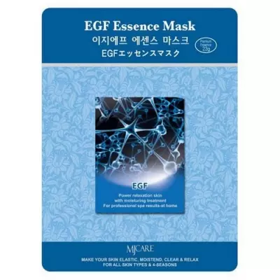 Маска тканевая для лица Mijin Essence Mask EGF (Эпидермальный фактор роста)  - фото