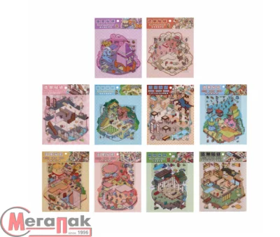 Набор с наклейками для творчества "Румбокс", 22х16,5см ,PET, бумага, 10 дизайнов, 283-234 (20) Набор с наклейками для творчества "Румбокс", 22х16,5см ,PET, бумага, 10 дизайнов, 283-234 (20) Разноцветный - фото