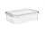 Комплект Контейнер 1,0л прозрач + Крышка д/контейнера 1,0 л (191*129мм) Прозрачный - фото