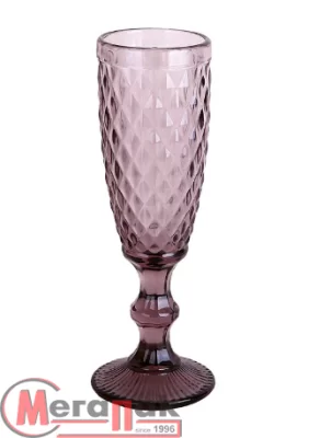 Бокал для шампанского 150мл. Гвент фиолетовый GB2604D2805DZS Фиолетовый - фото