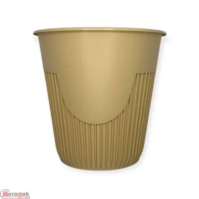 Стакан для горячего 250мл Д80 полипропиленовый 13шт (Крафт)  Бежевый - фото