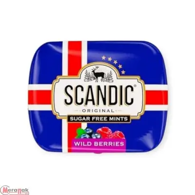 Драже освежающие Scandic Fresh лесные ягоды без сахара 14 г  - фото