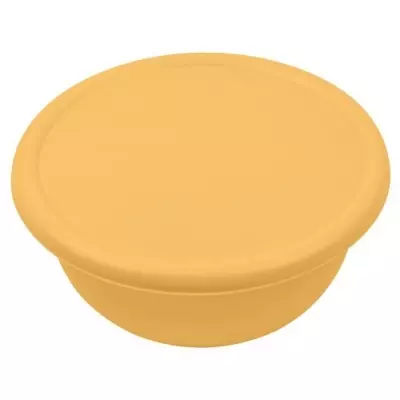 Миска с крышкой 3,2л Modena, цвет бледно-желтый Желтый - фото