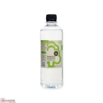 Жидкость для розжига 0,5л "Березофф" Премиум с парафином Прозрачный - фото