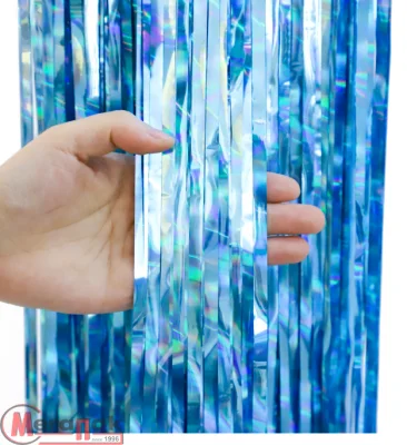 Занавес Мозаика, Сиреневый, Металлик, 100*200 см, 1 шт. Сиреневый - фото