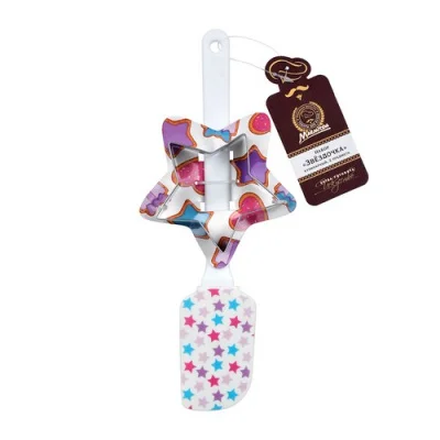 Набор "Звездочка", 2 предмета (лопатка 25см, форма 7,5см) MARMITON/80/20, арт. 17250  - фото