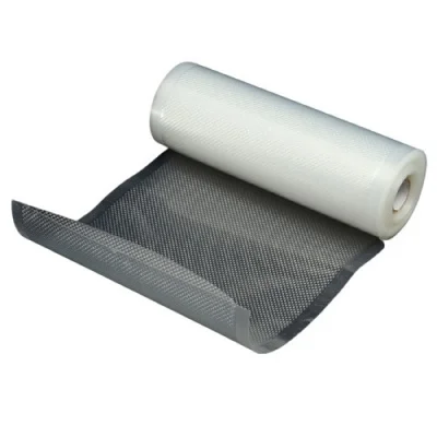 Пакет вакуумный в рулоне с ребристой стороной 180мм*5м РА/РЕ BD1805 Прозрачный - фото