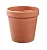 Кашпо "Терра" (1,1 л) Цв. Карамельный (Арт. КШ-9156)  - фото