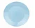 Тарелка обеденная ЛИЛИ ЛАЙТ БЛЮ 25см, арт. Q6881 Голубой - фото