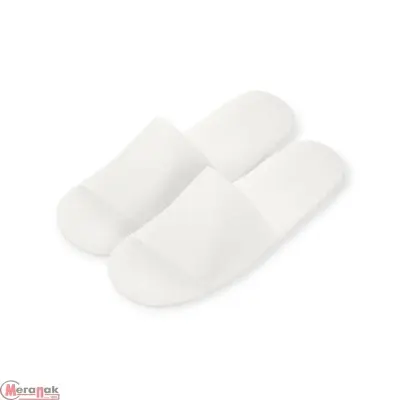 Тапочки одноразовые Антикризисные, 4 мм, белые №1/25/150 Белый - фото